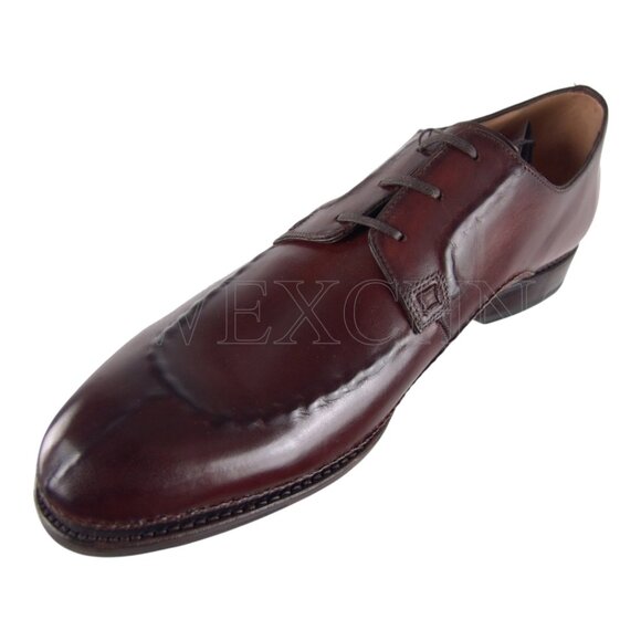 ZENOBI GOODYEAR WELT MOC TOE OXFORDS ITALIAN MENS DRESS SHOES NEW IN BOX EU 40 main image 5